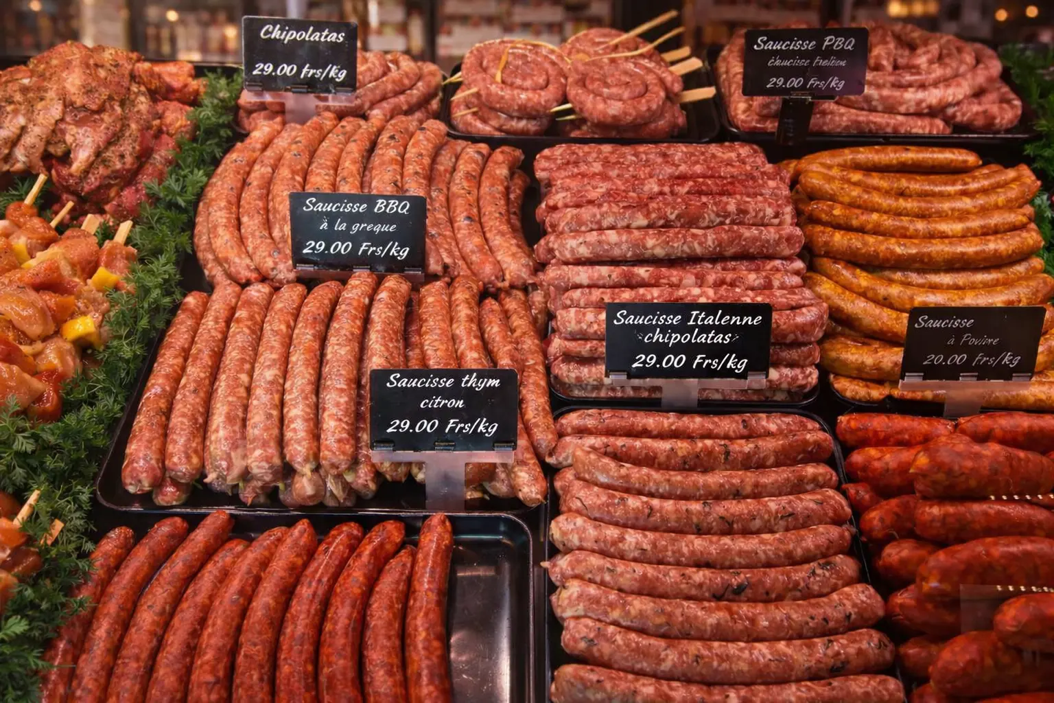 Saucisses & Charcuterie maison